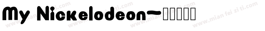 My Nickelodeon字体转换